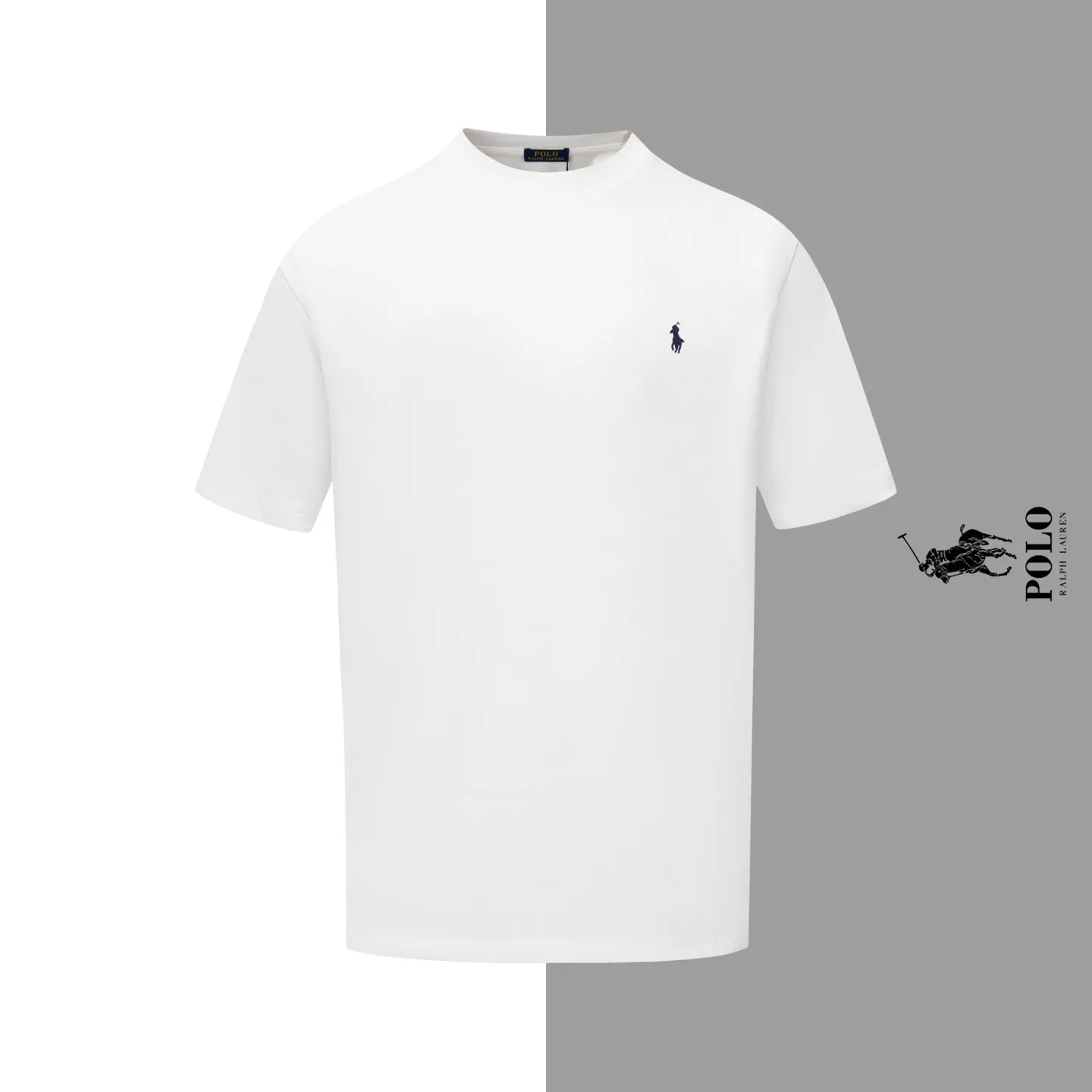 🅿️180 Style No. #Z67 Ralph Lauren embroidery small label round neck short sleeves Fabric: 32-count double yarn 280g pure cotton fabric Weaving and dyeing threads in the same cylinder with the same color The same color Process: Imported machine small label full embroidery Supporting: complete three labels Cardboard oil paper code sticker packaging High temperature pre-shrinking process before production, no shrinkage and deformation Imported machine professional plate production os version can wear up to 200 pounds Manual size measurement An error of 2-3cm is normal. Color: black white size: s m l xl